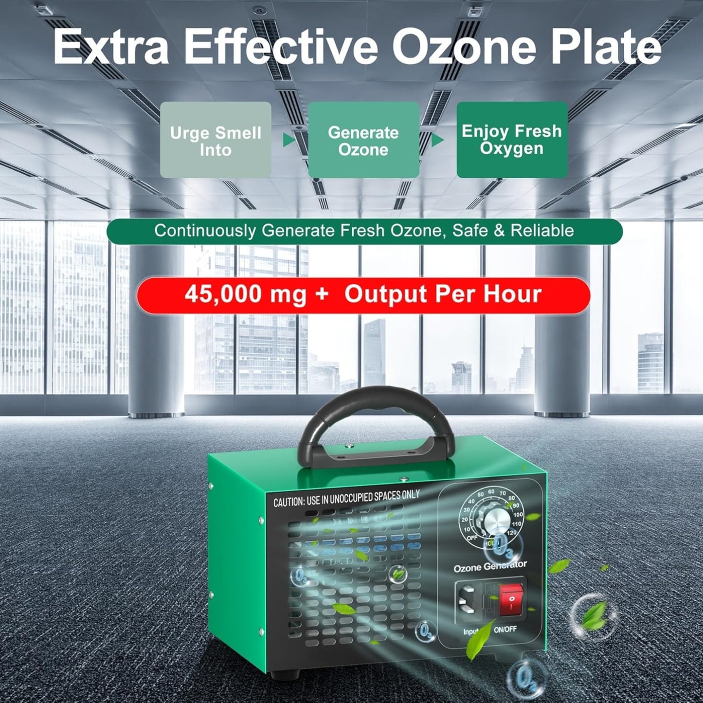45,000mg/h Household Ozone Generator