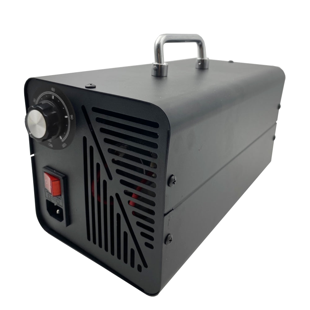 Household Ozone Generator 5/10g/h - Black Compact Model with Smart Timer Function