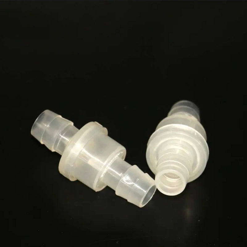 4/6/10/12mm PVDF Non-Return Plastic Check Valve One-Way