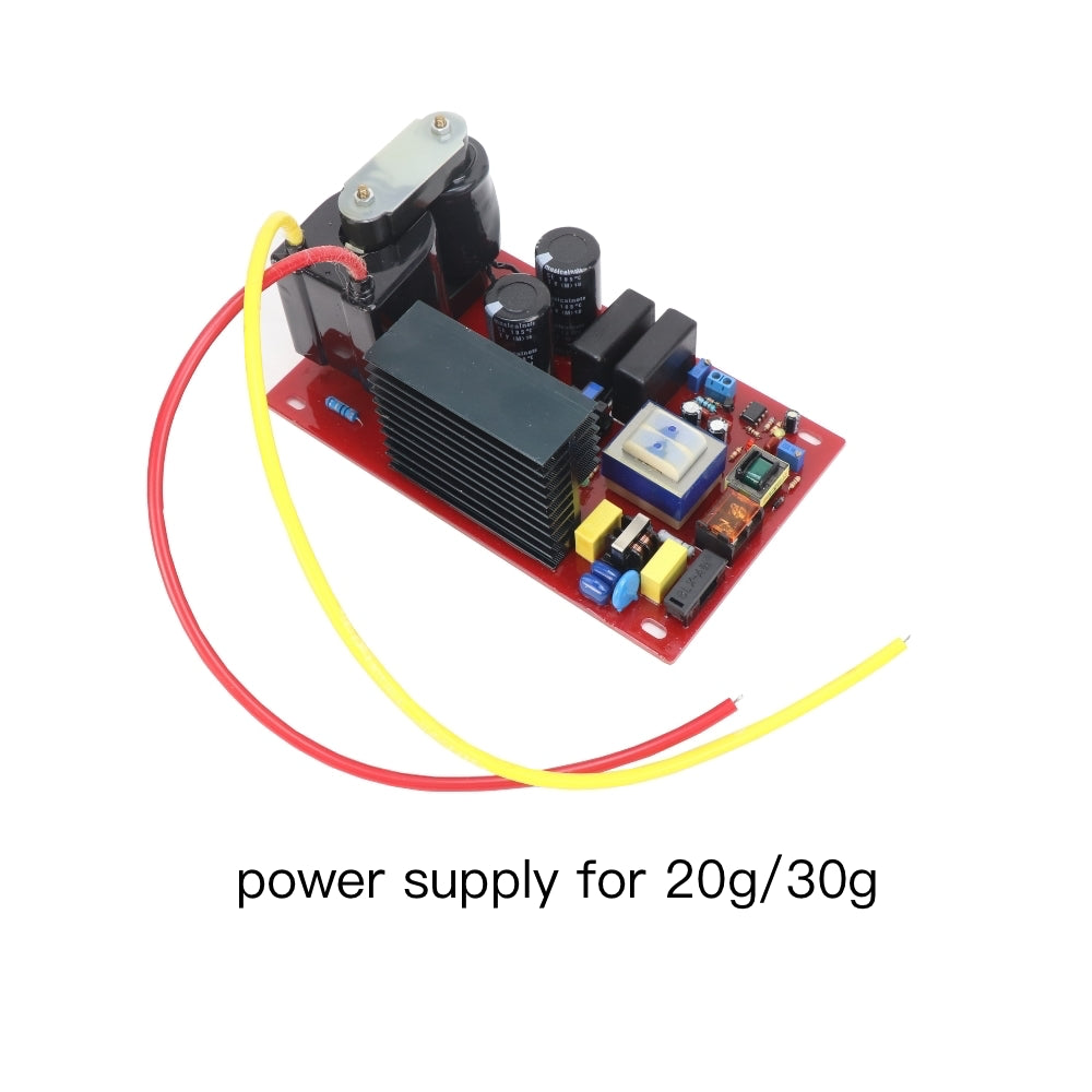 Blue Aluminum Heat Sink Quartz Tube Ozone Spare Parts and Power Unit