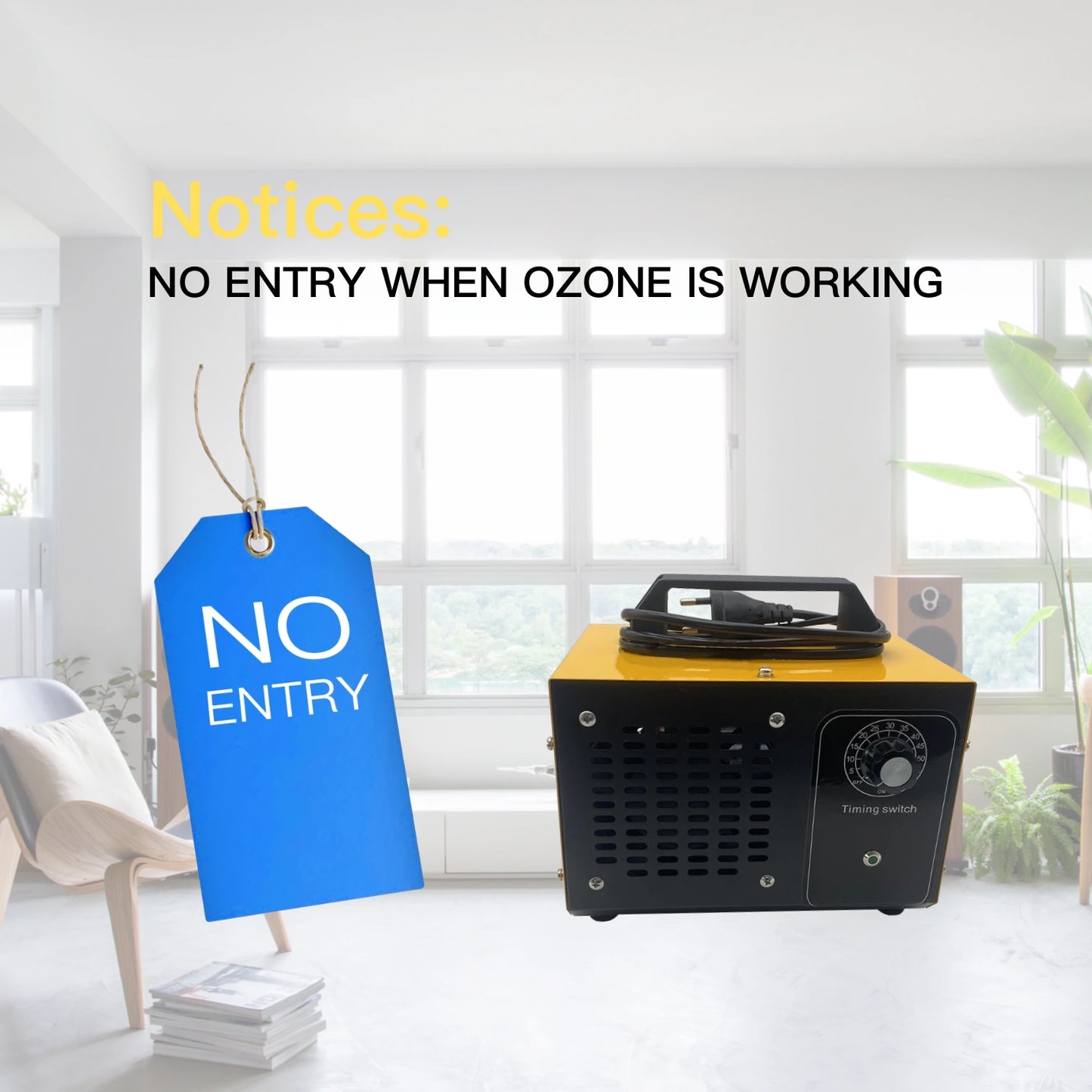 Generador de ozono de 36 g/h, máquina de ozono, generador de ozono doméstico