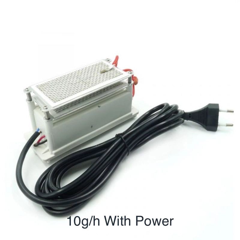 Generador de ozono de 5/10 g/h con fuente de alimentación de ozono, generador de ozono para coche