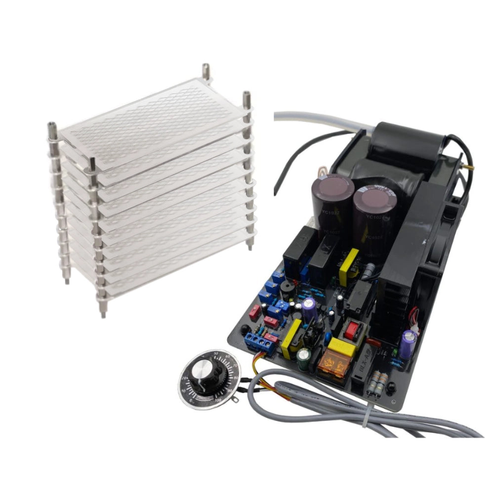 100g/h Ozone Generator Featuring Double-Sided Aluminum Mesh Ceramic Electrode – Powered by 400W/600W High-Capacity Supply