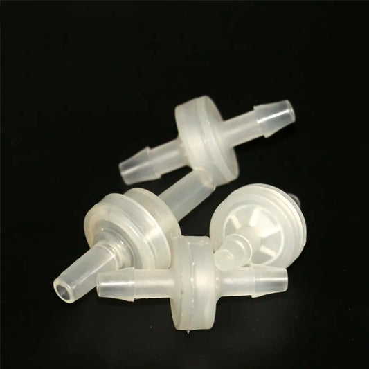 4/6/10/12mm PVDF Non-Return Plastic Check Valve One-Way
