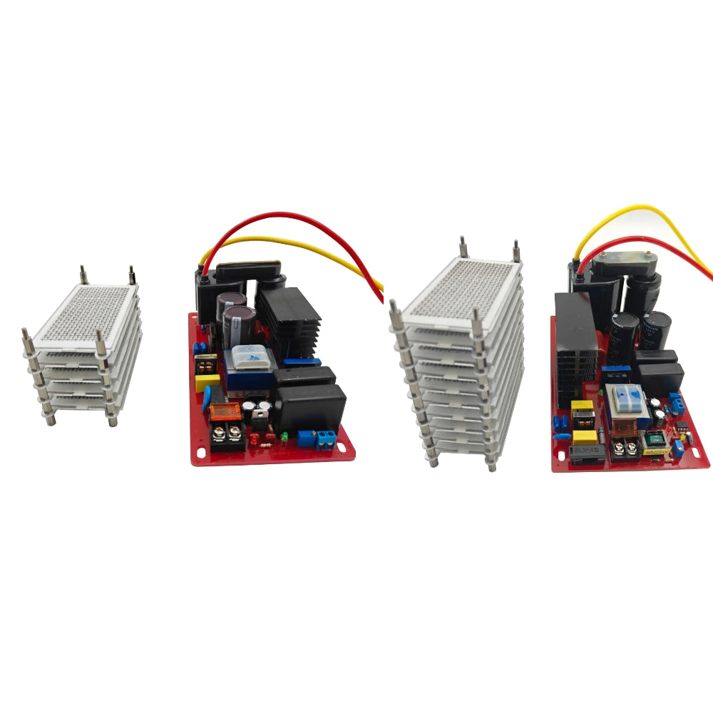 50/100g/h Ozone Plate Generator Kit with 150W/300W Power Supply – Air & Water Purification System