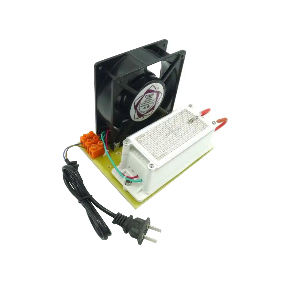 Commercial-Grade Stainless Steel 5/20G/H Ozone Generator Plates Kit with Built-in Cooling Fan