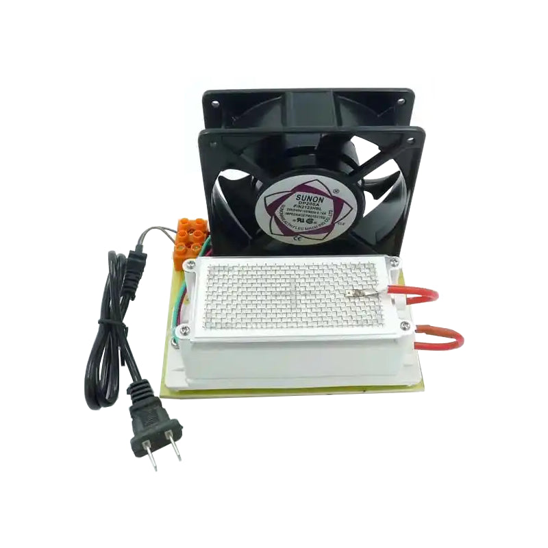 Commercial-Grade Stainless Steel 5/20G/H Ozone Generator Plates Kit with Built-in Cooling Fan