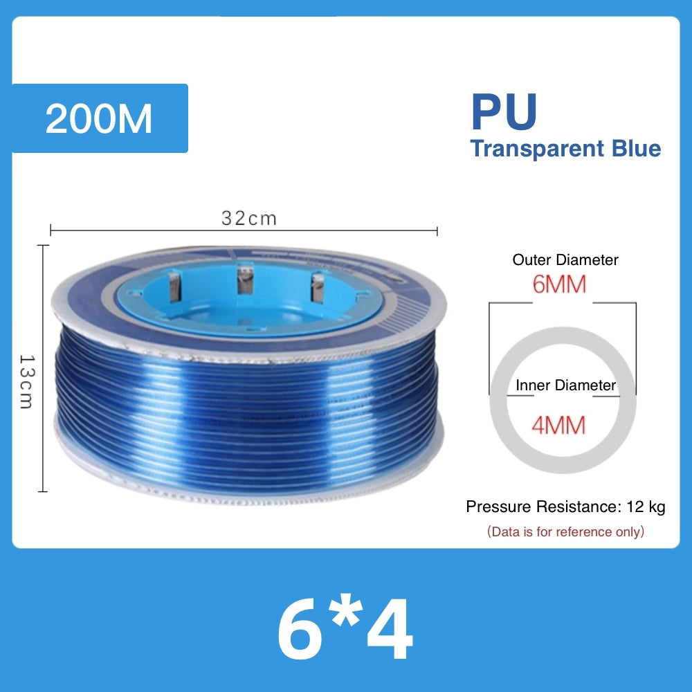 Clear Polyurethane (PU) Air Hose / PU Air Tubing
