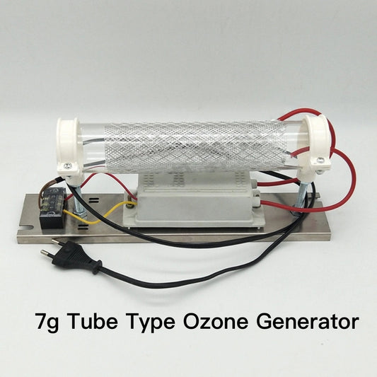 Generador de ozono de malla de acero inoxidable con tubo de cuarzo de 7/10/15/20/40 g/h 