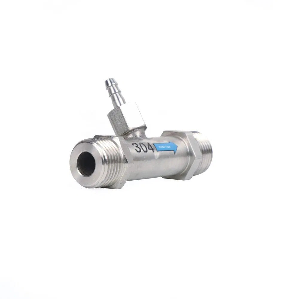 Corrosion-Resistant 304 Stainless Steel Ozone Gas Injector – For Water Treatment & Purification Systems
