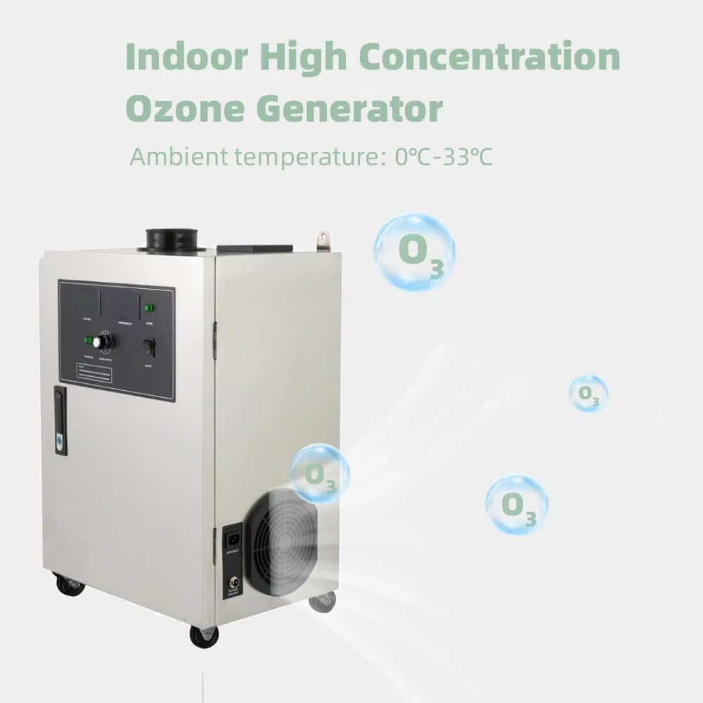 Ozone Odor Control System 40mg/m³ Concentration – Heavy-Duty Commercial Trash Compactor Deodorizer for Industrial Waste Management