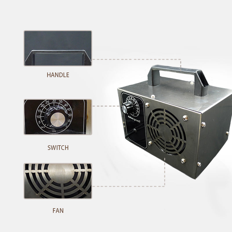 1-36g/h Ozone Generator for Home ,Pet Shop, Office, Smoking Area