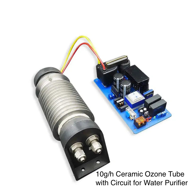 Tubo de ozono de cuarzo refrigerado por agua de 10-50 g/h con unidad de potencia de ozono 