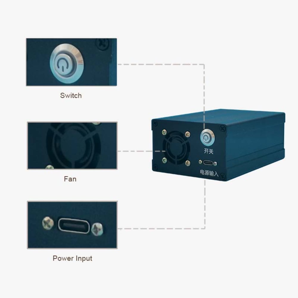 DC 12V 500mg/h Mini Ozone Air Purifier for Car and Shoe Cabinet