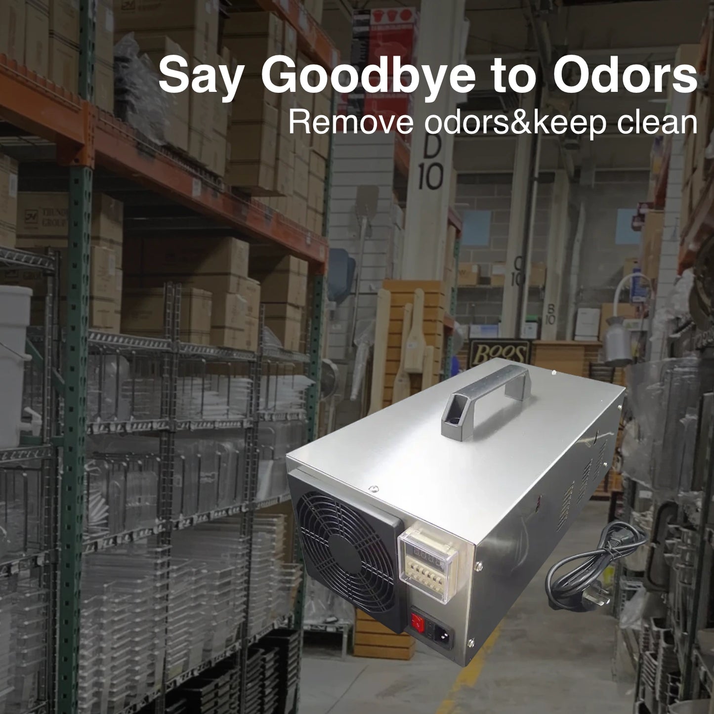 30-60g/h Portable Commercial Ozone Generator for Odor Control