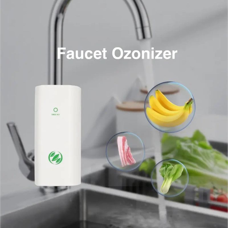 Portable Water Ozonator, 12V Safe Voltage Water Purifier, Eco-friendly ABS Plastic Case