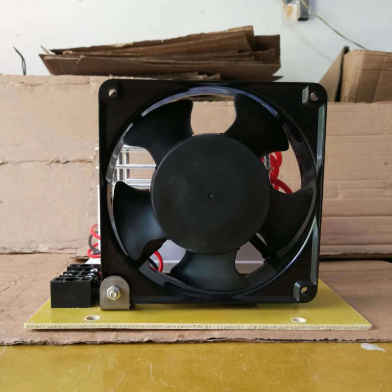 Generador de ozono todo en uno de 30 g/h con placas de cerámica de ozono, resistente a la humedad, con cable de alimentación y ventilador.