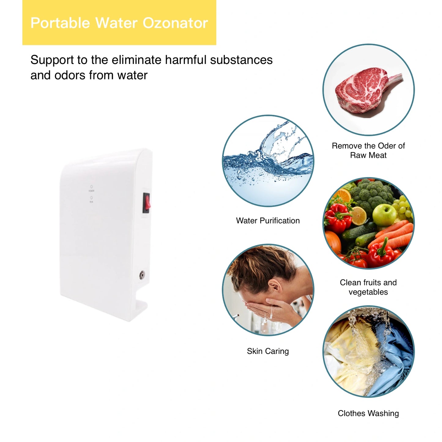 Ozone Faucet Tap Water Filter Purifier