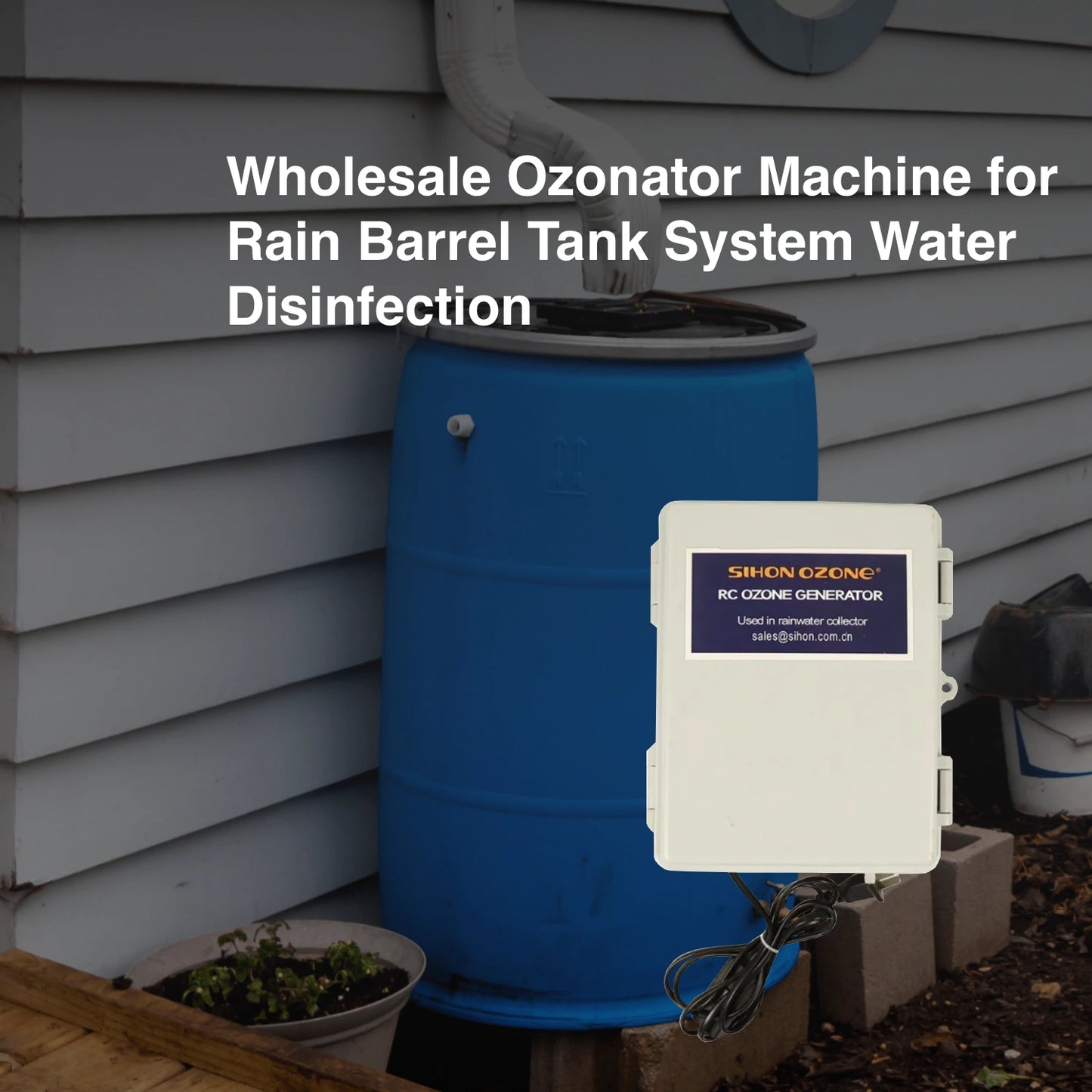 Outdoor Waterproof Ozone Generator for Water Tank Cleaning and Disinfection